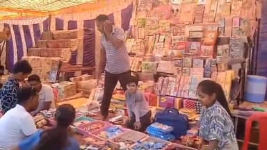 शाजापुर: शाजापुर की बापू की कुटिया पर पटाखा बाजार लगा, सुरक्षा के लिए दमकल वाहन तैनात, विशेष ध्यान देने के निर्देश