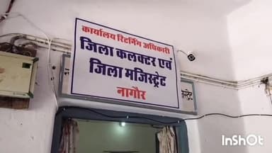 नागौर: खींवसर में होने वाले विधानसभा उपचुनाव के लिए जिला निर्वाचन अधिकारी ने 13 नवंबर को सार्वजनिक अवकाश की घोषणा की