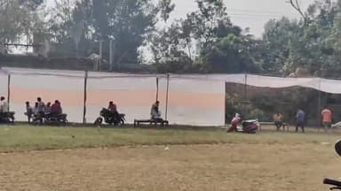 धनौरा: गजरौला के रमाबाई डिग्री कॉलेज में आतिशबाजी की दुकान लगाने को लेकर हुआ हंगामा और मारपीट