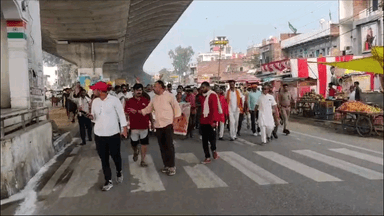 ज्ञानपुर: गोपीगंज में राष्ट्रीय एकता दौड़ का आयोजन, सरदार पटेल को दी गई श्रद्धांजलि