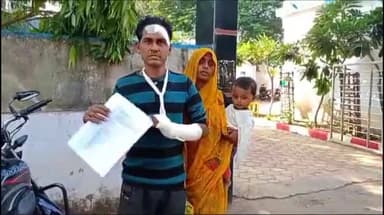 शिवपुरी नगर: नयागांव में सरकारी जमीन पर कब्जा करने के लिए दबंगों ने मां-बेटे पर लाठियों से हमला किया, एसपी से की शिकायत