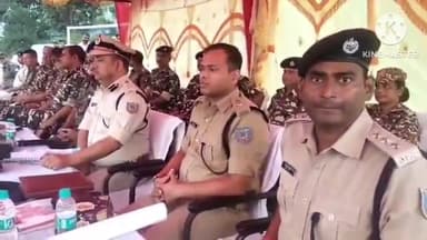 सिल्ली: ताऊ मैदान में चुनाव ड्यूटी के लिए तैनात अर्धसैनिक बलों को प्रशिक्षण दिया गया