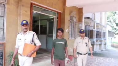 कटनी नगर: जबलपुर मेडिकल कॉलेज से फरार कैदी को कटनी पुलिस ने गिरफ्तार किया, विश्राम बाबा इलाके स्थित SP कार्यालय से ASP ने जानकारी दी