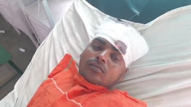 रामपुर: ग्राम रायपुर में दीपावली की पूजा के लिए घर की सफाई करते समय गुरुवार सुबह 8 बजे सीढ़ी से गिरकर युवक घायल हुआ