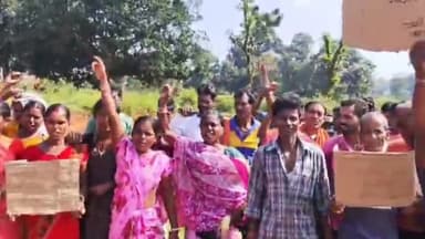 कांके: कांके प्रखंड के 6 गांवों के ग्रामीणों ने विधानसभा चुनाव का बहिष्कार किया