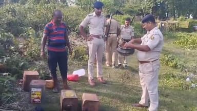 सिकटी: सिकटी पुलिस और एएलटीएफ की संयुक्त कार्रवाई में पीरगंज में शराब और भट्टी को किया गया नष्ट
