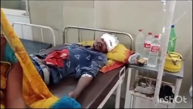 बड़वारा ब्रिज के पास तेज रफ़्तार अज्ञात वाहन की टक्कर से बाइक सवार पति-पत्नी हुए घायल, जिला अस्पताल में कराया गया भर्ती