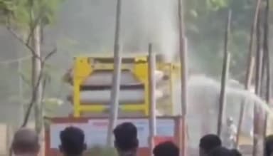 फुलवारी: वाल्मी के पास टैंकर से लीक हुई सीएनजी गैस, दमकल की टीम ने लीक रोका