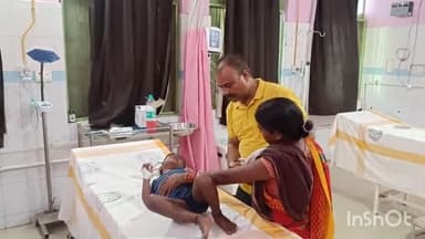 बांका: बलारपुर गांव में 5 साल की बच्ची गर्म माड़ गिरने से झुलसी, सदर अस्पताल में भर्ती
