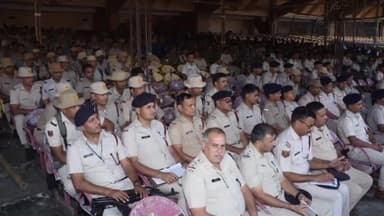 कांके: झारखंड विधानसभा चुनाव: मोरहाबादी फुटबॉल स्टेडियम में सुरक्षा बलों को दिए गए निर्देश