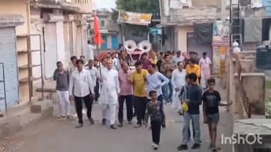 जायल: जायल कस्बे में दीपावली के दूसरे दिन निकाली गई प्रभातफेरी, बड़ी संख्या में शामिल हुए शहरवासी