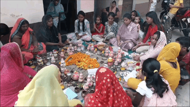 ज्ञानपुर: ज्ञानपुर के बालीपुर में धूमधाम से मनाया गया भैया दूज का त्यौहार