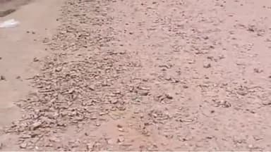 मंसूरचक: मंसूरचक प्रखंड में नवनिर्मित सड़क को लेकर स्थानीय लोगों का आक्रोश, छठ पर्व को लेकर नाराजगी जाहिर की