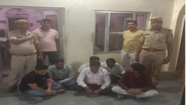 पीपलदा: इटावा पुलिस ने गेता कस्बे में ताश के पत्तों से जुआ खेलते 6 जुआरियों को किया गिरफ्तार, ₹28,000 किया ज़ब्त