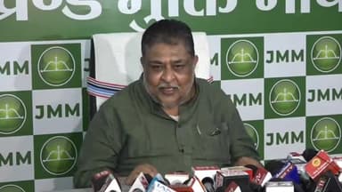 कांके: हरमू स्थित जेएमएम कार्यालय में पार्टी महासचिव ने परिवारवाद पर बीजेपी को घेरा