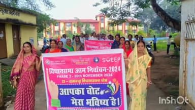 दुलमी: : विधानसभा चुनाव 2024 के लिए स्वीप अभियान के तहत जिले में चलाया गया मतदाता जागरूकता अभियान