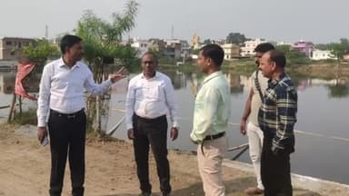 हज़ारीबाग: नगर आयुक्त ने शहरी क्षेत्र के विभिन्न छठ घाटों का निरीक्षण किया
