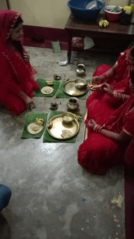 छट के खरना पहला दिन की पूजा प्रारम्भ हो गया है