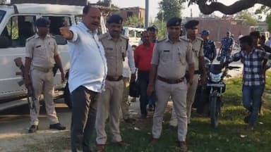 नौतन: जगदीशपुर में एसडीपीओ और सीओ ने छठ घाट का निरीक्षण किया