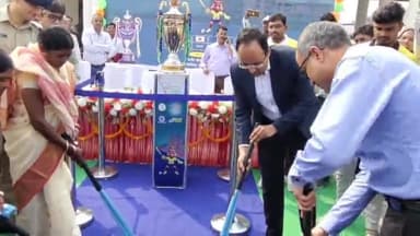 राजगीर: एशियाई महिला हॉकी चैंपियंस ट्रॉफी के सफल आयोजन के लिए जू सफारी राजगीर में ट्रॉफी गौरव यात्रा का हुआ शुभारंभ