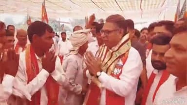 आमेर: भाजपा के पूर्व प्रदेश अध्यक्ष रामगढ़ अलवर क्षेत्र के दौरे पर