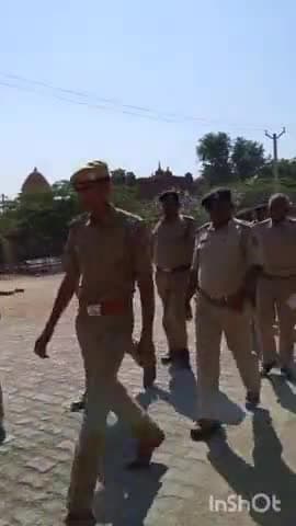 नागौर: खींवसर विधानसभा उपचुनाव के मद्देनज़र पुलिस प्रशासन ने खींवसर के ग्रामीण क्षेत्रों में निकाला फ्लैग मार्च