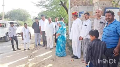 जायल: जायल विधायक व राज्य मंत्री मंजू बाघमार आज खींवसर क्षेत्र के दौरे पर रहीं