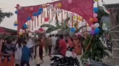 पटेढ़ी बेलसर: बेलसर प्रखंड में नगमा सहित विभिन्न स्थानों पर सूर्य की उपासना, डूबते सूर्य को अर्घ्य दिया गया