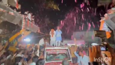 नागौर: भाजपा के पूर्व प्रदेशाध्यक्ष सतीश पुनिया ने नागौर के दौरे पर खजवाना पहुंचने पर किया जोरदार स्वागत