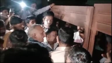 सरदारशहर: महाराणा प्रताप स्कूल की प्रॉपर्टी विवाद को लेकर रात तक तनावपूर्ण स्थिति बनी रही, मौके पर भारी संख्या में लोग इकट्ठा रहे