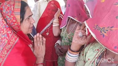 जायल: जायल विधायक व राज्य मंत्री मंजू बाघमार सोमवार को खींवसर क्षेत्र के दौरे पर रहीं