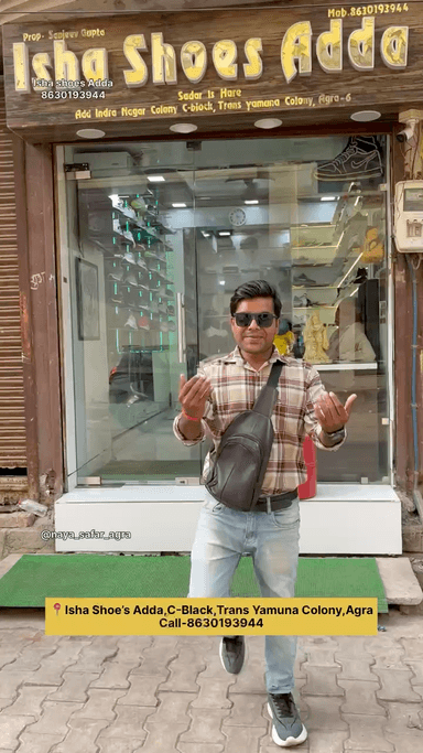 📍Isha Shoes Adda,Trans Yamuna Colony,Agra #Fashionlifestyle #crazydeal #weddingtime #wintercollection