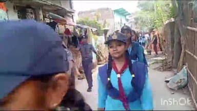 खगड़िया: सन्हौली के उच्च माध्यमिक स्कूल में कार्यक्रम आयोजित, निकाली गई प्रभात फेरी