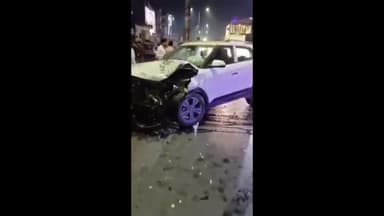 सदर तहसील के पास स्कार्पियो और क्रेता कार में टक्कर, नशे की हालत में गाड़ी चलाना बना दुर्घटना का कारण