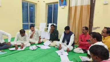 जीरापुर: जीरापुर विधायक कार्यालय में भारतीय जनता पार्टी ने 2024 के संगठन पर्व को लेकर बैठक की