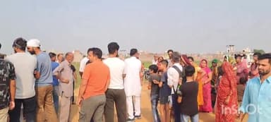 धौलपुर: उर्मिला विहार कॉलोनी के पास पुलिया निर्माण को लेकर किसान और कॉलोनी के वाशिंदे आमने-सामने हुए