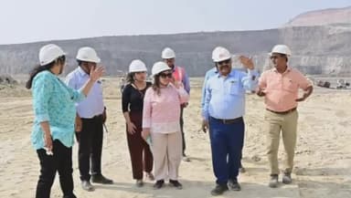 सिंगरौली: निगाही परियोजना का दौरा किया राष्ट्रीय मीडिया टीम ने, अनुभवों और चुनौतियों को समझा