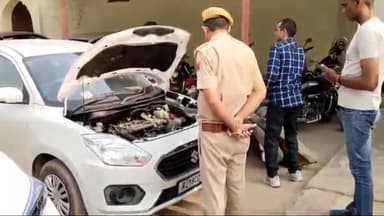 झुंझुनू: चोरी की वारदात को अंजाम देने वाले आरोपी से ज़ब्त की गई गाड़ी में मिली अलग-अलग नंबरों की नंबर प्लेट