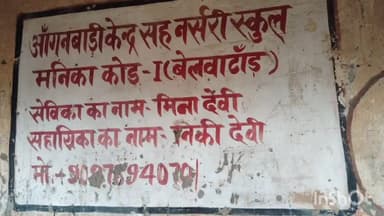 मनिका: मणिका प्रखंड के बेलवाटार आंगनबाड़ी केंद्र में मूलभूत सुविधाओं का अभाव, खतरे को आमंत्रण दे रहा है
