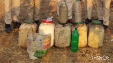 बटियागढ़: बकायन में अवैध शराब के खिलाफ कार्रवाई, आबकारी विभाग ने महुआ लाहन नष्ट किया