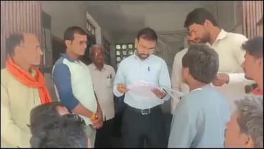 छोटीसादड़ी: हडमतिया जागीर में बिना मुआवजा दिए विद्युत लाइन का निर्माण कार्य शुरू, किसानों ने एसडीएम को सौंपा ज्ञापन