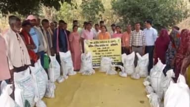 गुनौर: कृषि विज्ञान केंद्र ने पलथरा में जनजातीय कृषकों को प्रशिक्षण दिया, उन्नत बीजों का वितरण किया