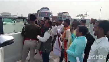 बिहिया: पटना से बक्सर जाते समय जदयू के राष्ट्रीय महासचिव मनीष वर्मा का बिहिया में लोगों ने किया स्वागत