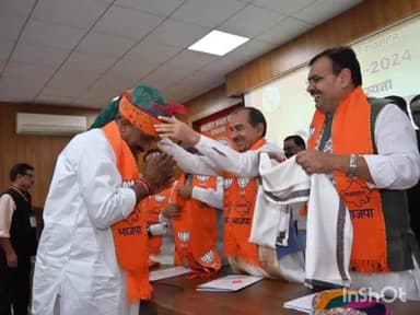 खींवसर: खींवसर के नवनिर्वाचित विधायक रेवंतराम डांगा ने जयपुर में मुख्यमंत्री भजनलाल शर्मा से की मुलाकात