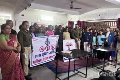बल्देवगढ़: बल्देवगढ़ पुलिस ने छात्रावास में बालिकाओं को नशा मुक्ति अभियान के बारे में किया जागरूक