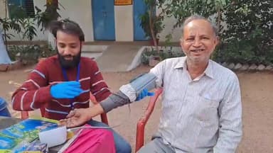 झांसी: एमएस राजपूत इंटर कॉलेज में निशुल्क स्वास्थ्य शिविर का हुआ आयोजन, बांटी गई निशुल्क दवाइयां