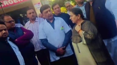 बरवाला: कालका विधायक शक्ति रानी शर्मा ने रायपुर रानी के अस्पताल का किया औचक निरीक्षण