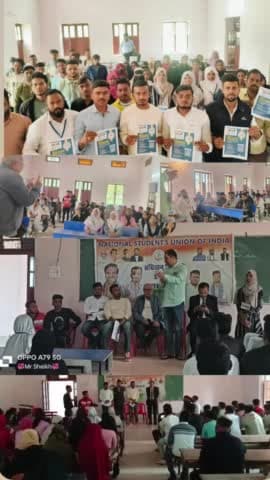 आज एनएसयूआई के द्वारा  संविधान दिवस के अवसर पे गिरिडीह कॉलेज मैं संविधान दिवस मनाया गया, जिसमें मुख्य रूप से...