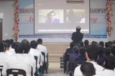 कैंपियरगंज: पीपीगंज स्थित महायोगी गोरखनाथ विवि में ऑगमेंटेड इंटेलिजेंस और प्रेडिक्टिव एनालिटिक इन मेडिसिन विषय पर ऑनलाइन व्याख्यान