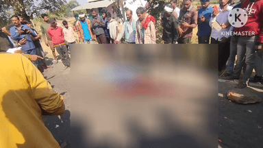 जबेरा: गहरा तिराहे पर बीड़ी का बंडल लेने जा रहे युवक को ट्राला ने कुचल दिया, मौके पर ही मौत